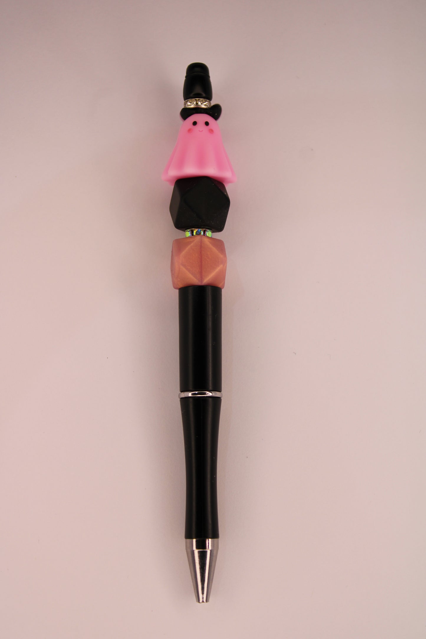 Pink Blk Ghostie Pen