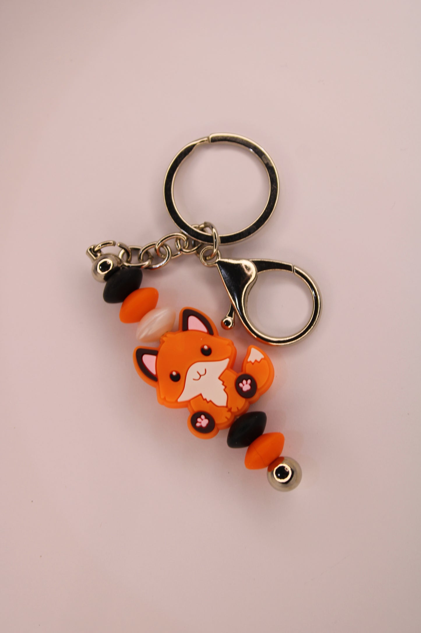 Handmade Fox Orange Key Chain