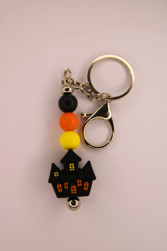 Haunted House Keychain