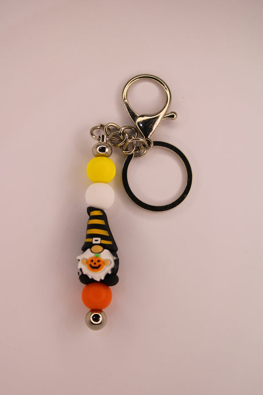 Orange Gnome Keychain