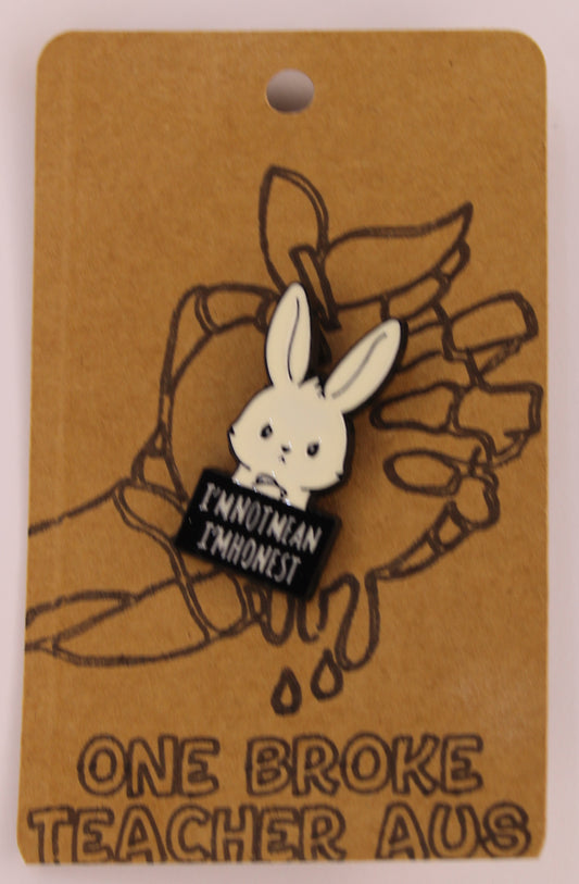 Honest Bunny Badge