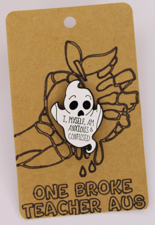 Anxiety Ghost Badge