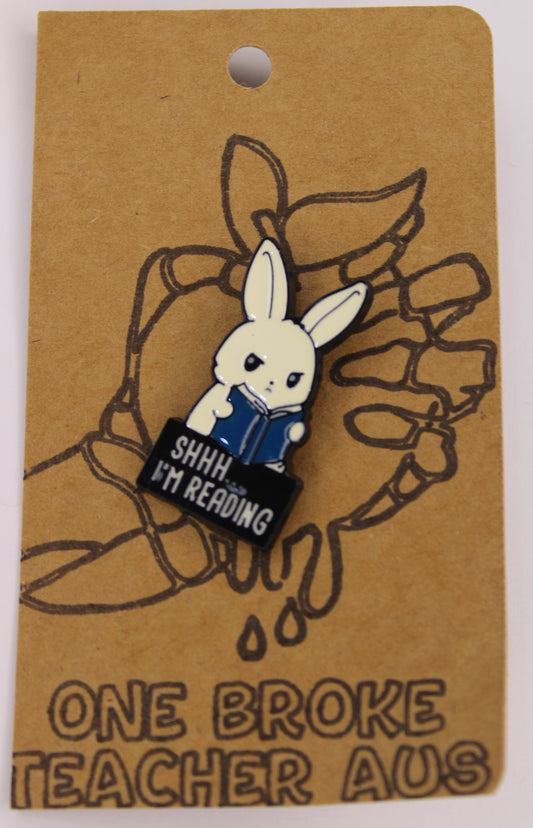 Reading Bunny Badge