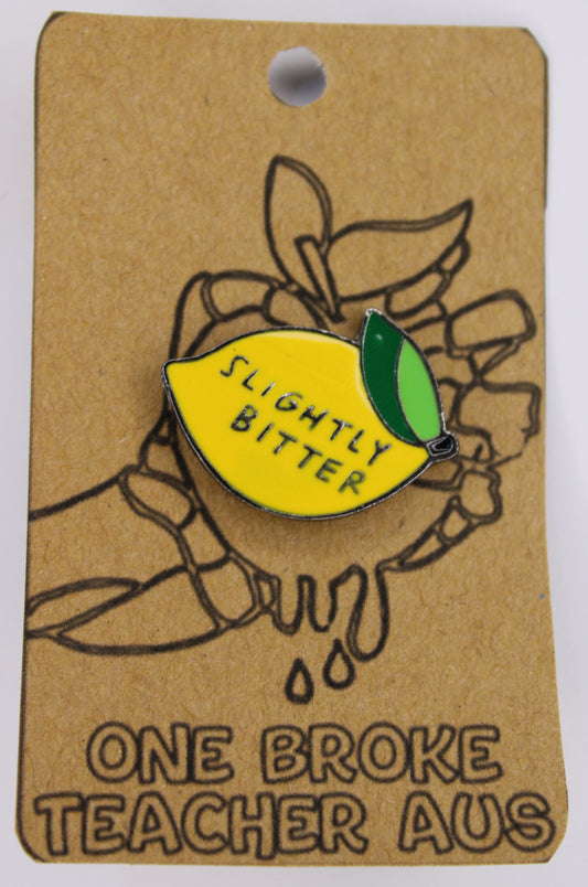 Slightly Bitter Lemon Badge