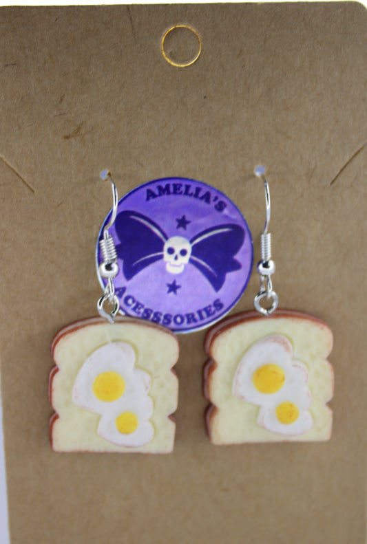 Egg Toast Earrings