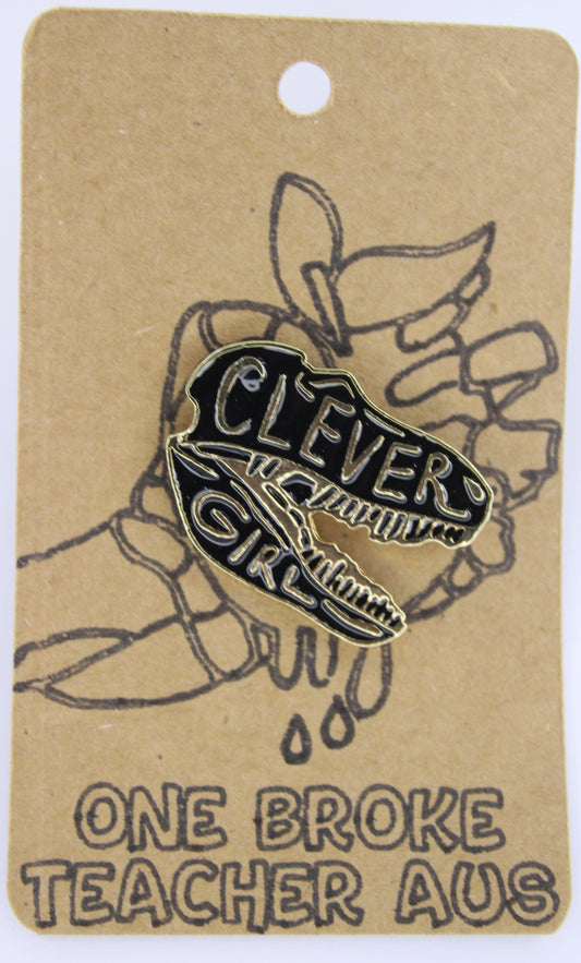 Clever Dino Badge