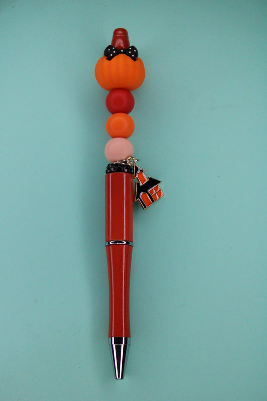 Orange Pumpkin Dangle Pen