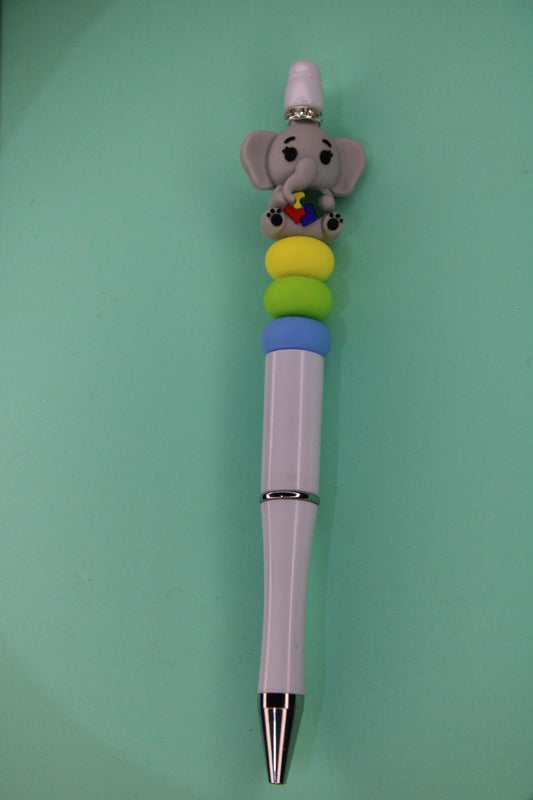 Autism Awareness Elephant Pen