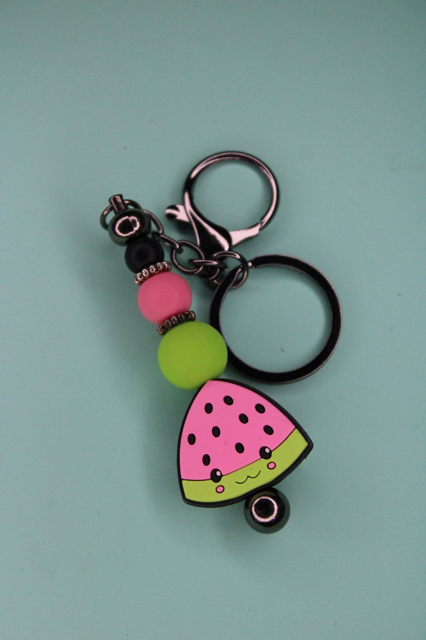 Pink Watermelon Keychain