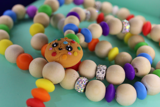 Cookie Rainbow Lanyard