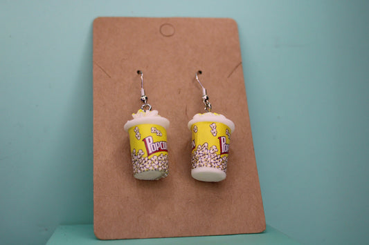 Popcorn Bucket Earrings